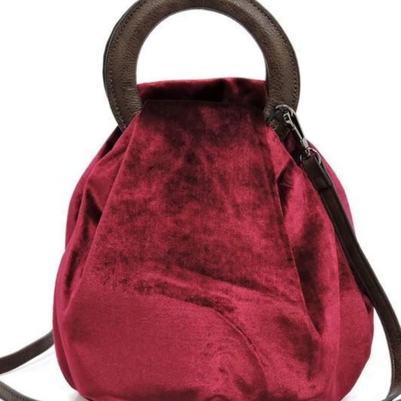 Vintage Velvet Satchel - Picture 1 of 4
